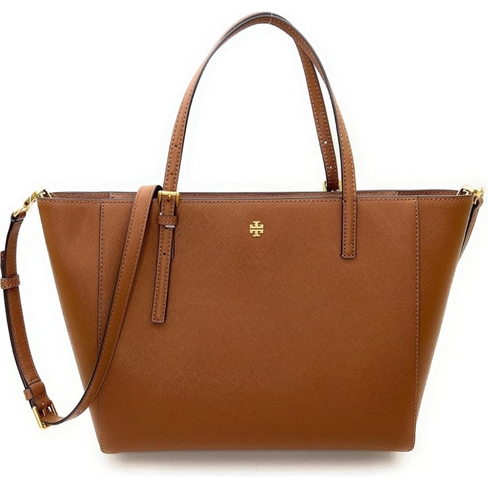 Tory Burch Brown Leather Tote Bag